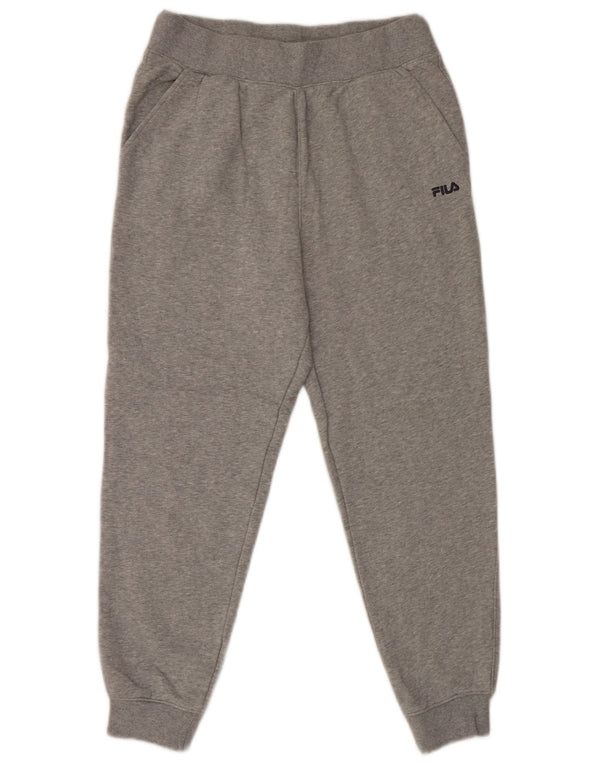 Fila Hombre Pantalones De Chándal Joggers Large Gris Moteado De Algodón