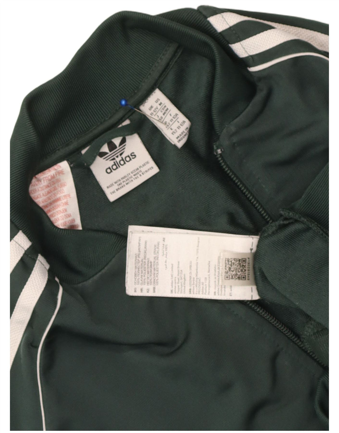 Adidas Chaqueta Chándal Niño 11-12 Años Verde Poliéster