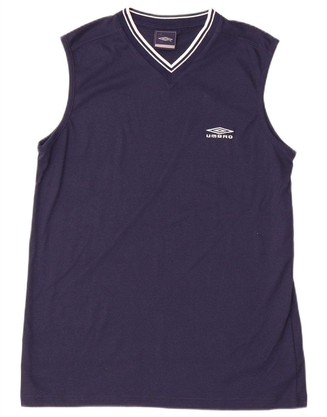 Umbro Hombre Chaleco Top Medio Azul Marino Poliéster