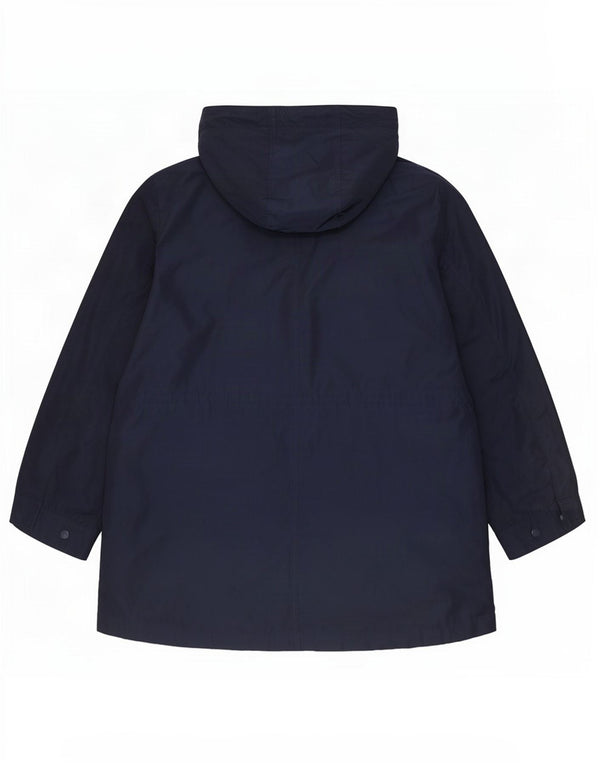 Marks & Spencer Chaqueta Parka con Capucha para Mujer UK 20 2XL Azul Marino Poliéster