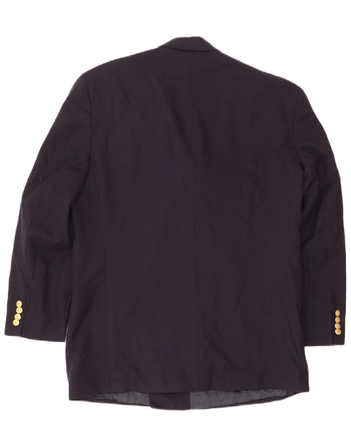 Chaps Chaqueta tipo blazer con doble botonadura para hombre Talla 42 Grande Azul marino