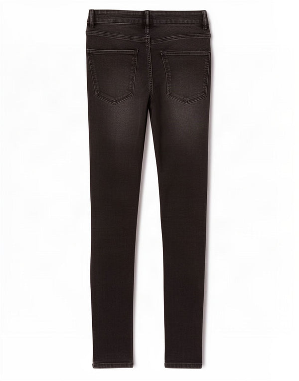 Zara Vaqueros Pitillo Mujer EU 34 2XS W24 L28 Negro