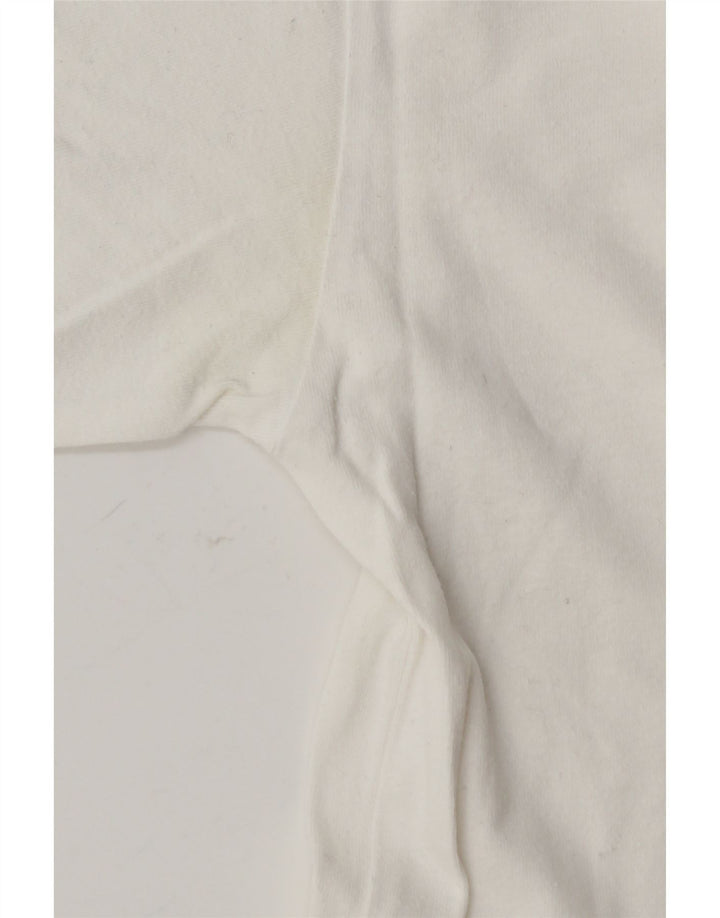 KAPPA Camiseta gráfica para hombre Top Small White Cotton