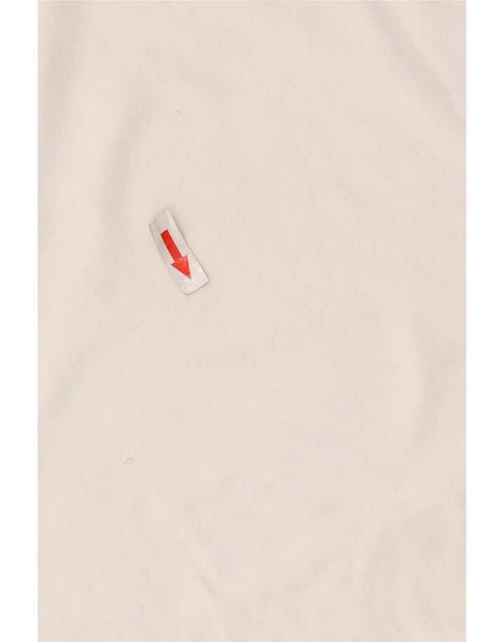 LEVI'S Camiseta gráfica para mujer Top UK 10 Small White