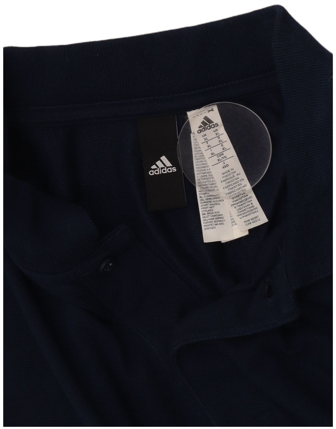 Polo Adidas Hombre XL Azul Marino
