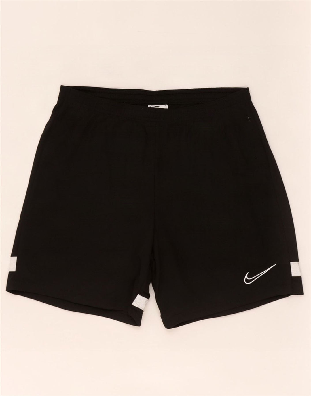 Nike - Pantalones cortos deportivos Dri Fit para hombre, poliéster color block, talla grande, color negro