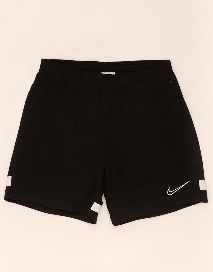 Nike - Pantalones cortos deportivos Dri Fit para hombre, poliéster color block, talla grande, color negro