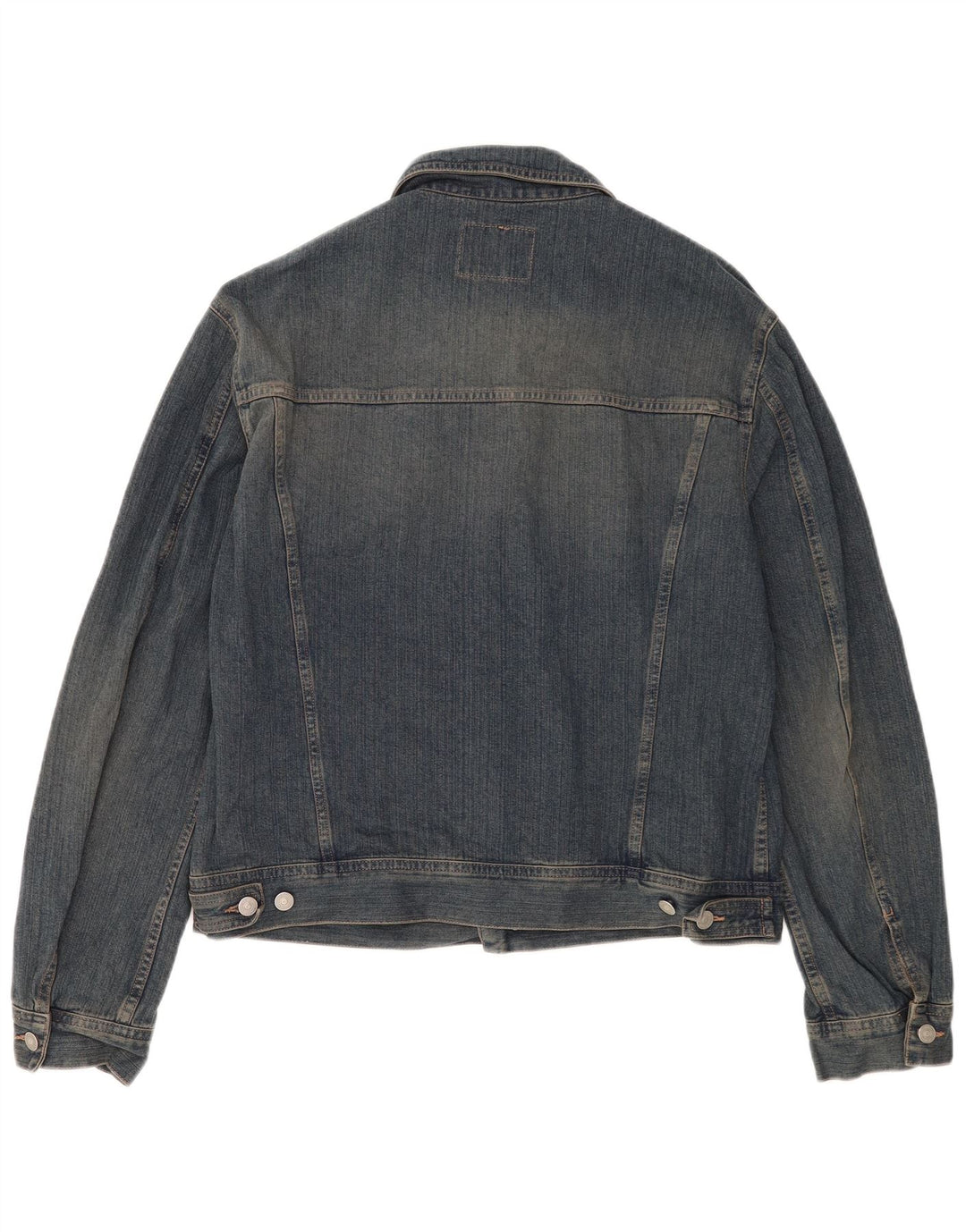 Sisley Chaqueta vaquera para hombre UK 42 XL Algodón azul