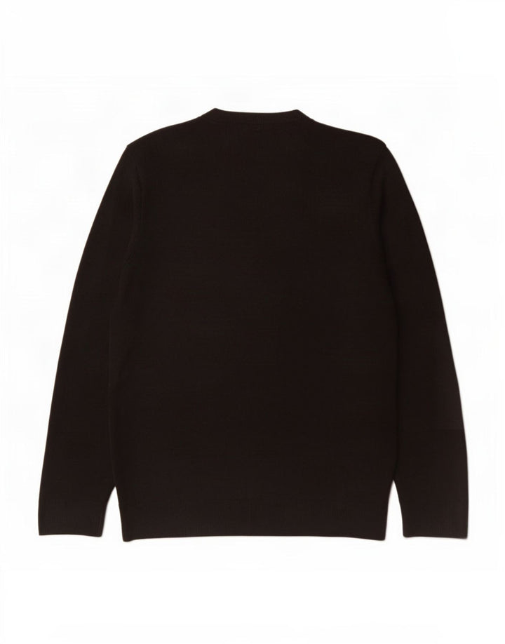 Marks & Spencer Suéter con Cuello en V Blue Harbor para Hombre Negro Mediano