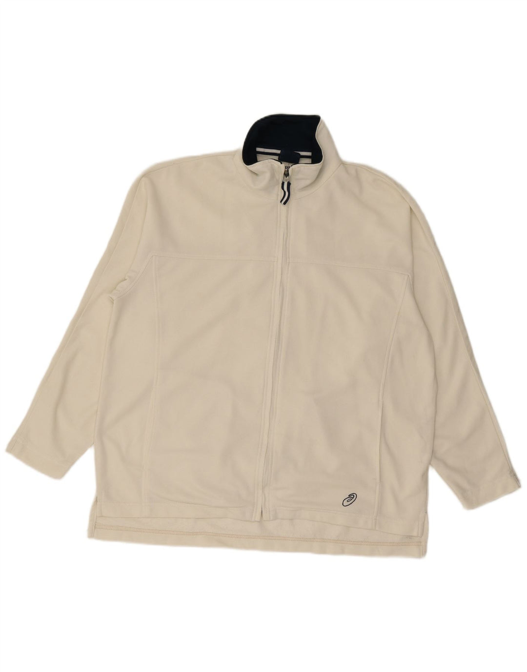 ASICS Hombre Chándal Top Chaqueta XL Blanco