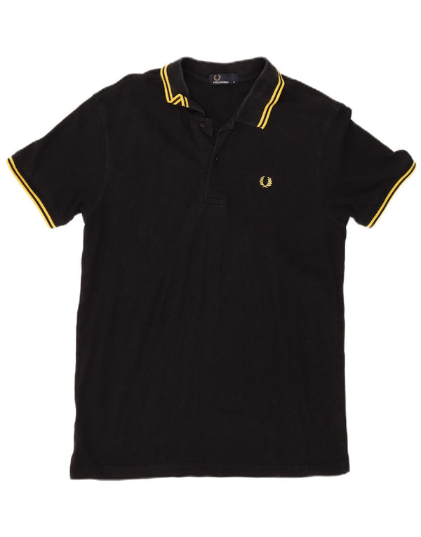Polo Fred Perry Hombre Algodón Negro Medio