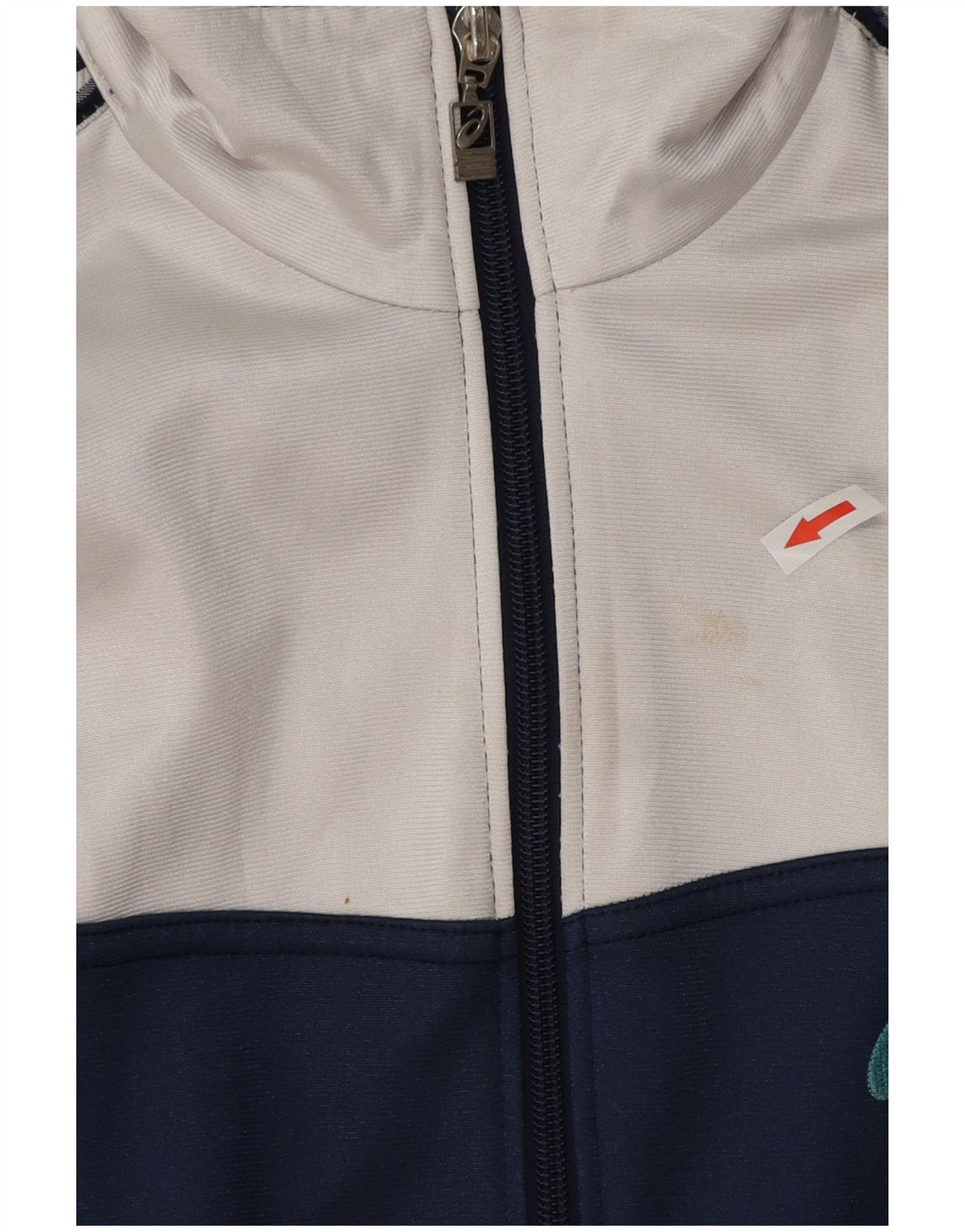 Asics - Chaqueta de chándal para hombre, talla 44, XL, poliéster color azul marino