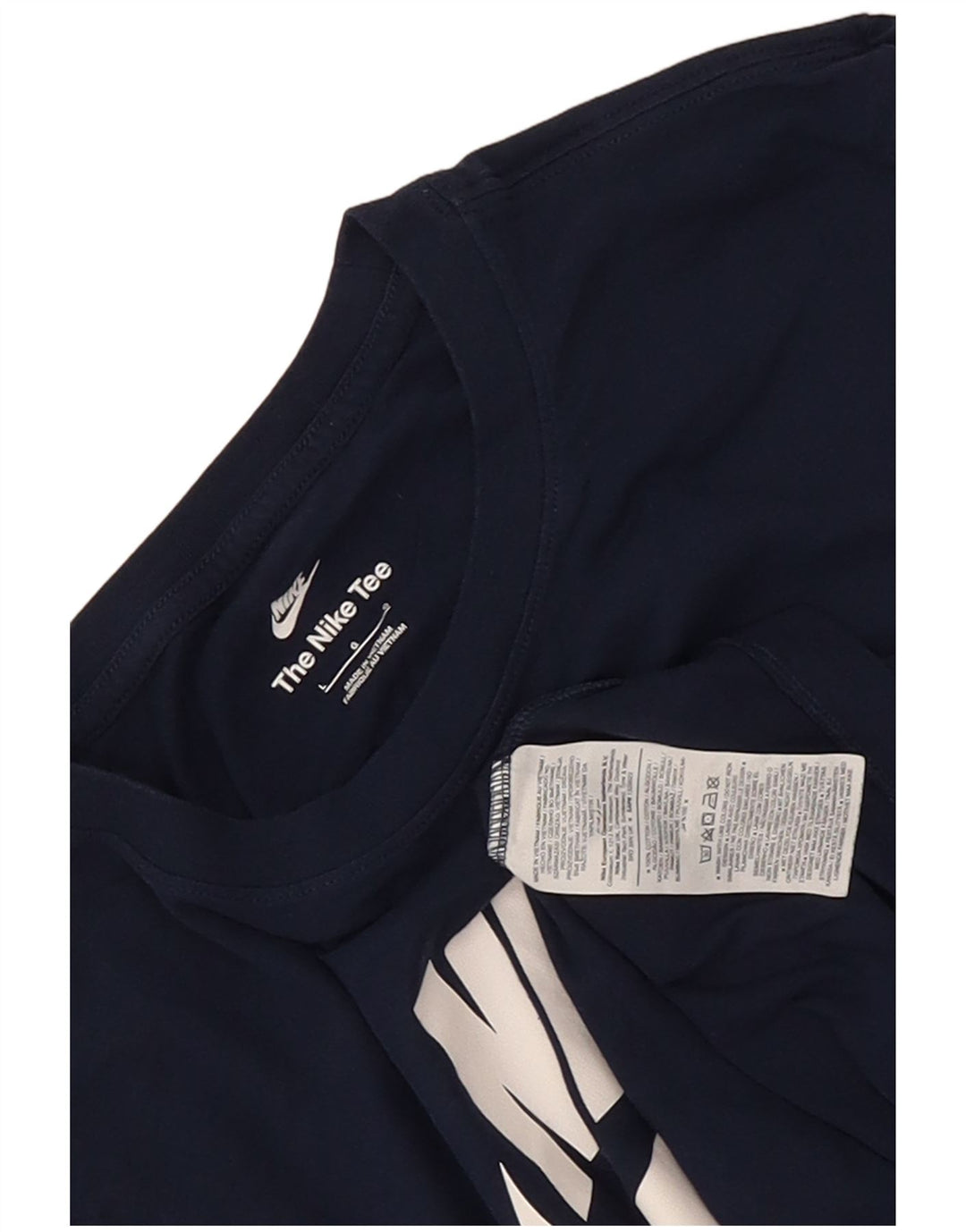Nike - Camiseta gráfica para hombre, talla grande, algodón azul marino
