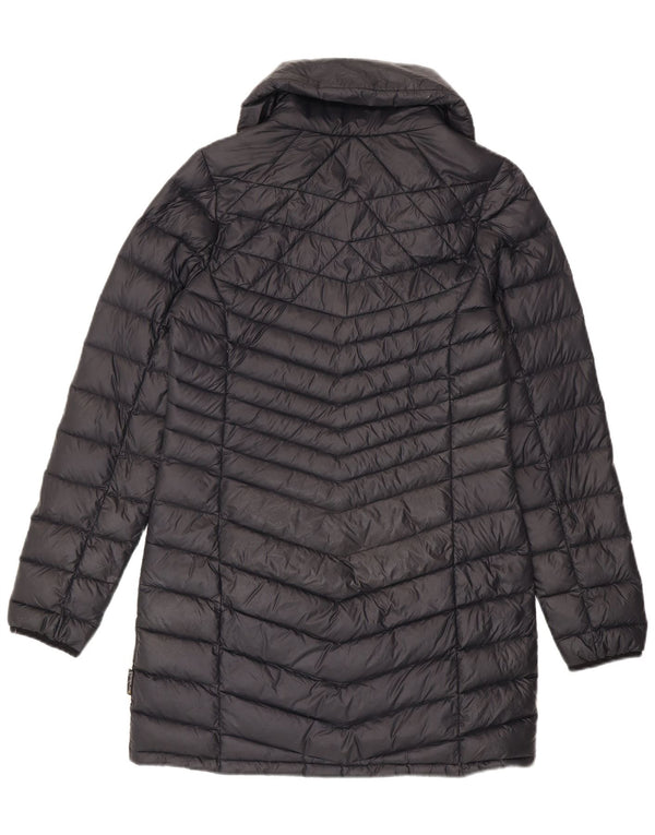 Jack Wolfskin Abrigo acolchado para mujer UK 8/10 Small Gris Poliamida