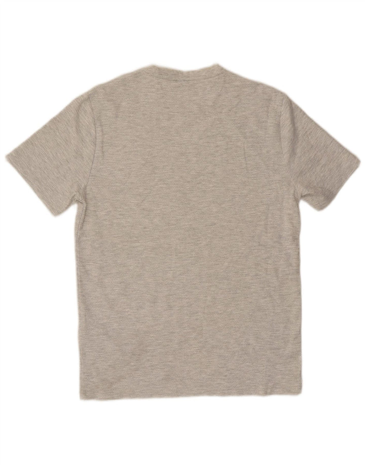 Camiseta Reiss para hombre Top de algodón moteado en gris medio