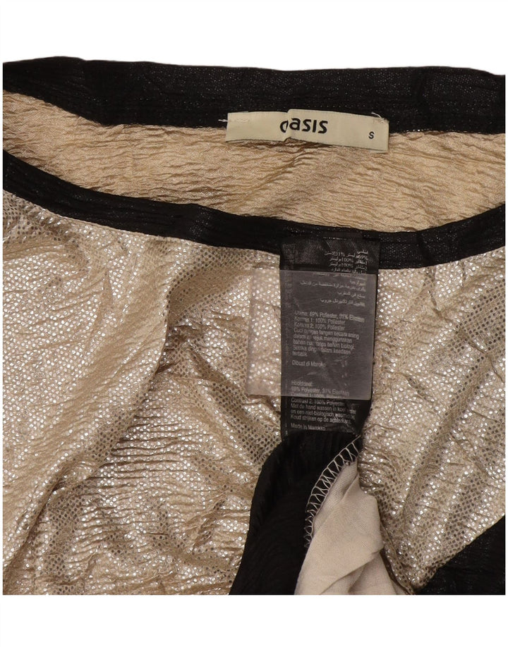 Oasis Blusa extragrande sin mangas para mujer UK 40 Small Gold Colorblock