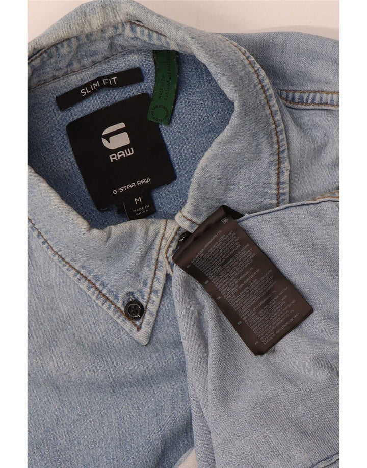 G-Star Hombre Camisa Vaquera Slim Fit Algodón Azul Medio