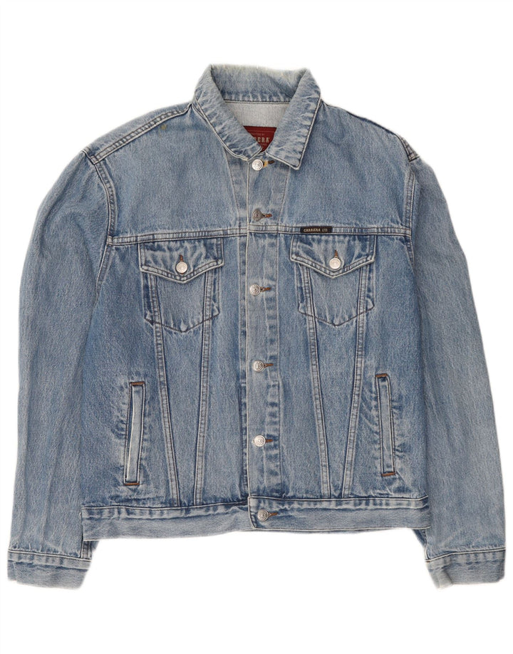 Carrera Chaqueta vaquera para hombre UK 40 Grande Algodón azul