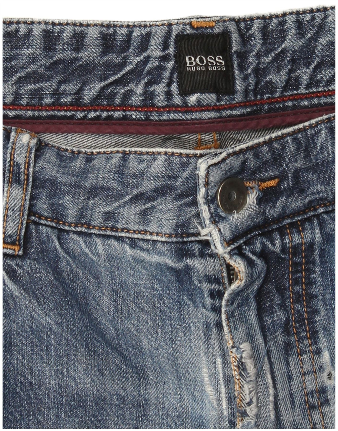 Vaqueros Hugo Boss Hombre Rectos W36 L31 Azul