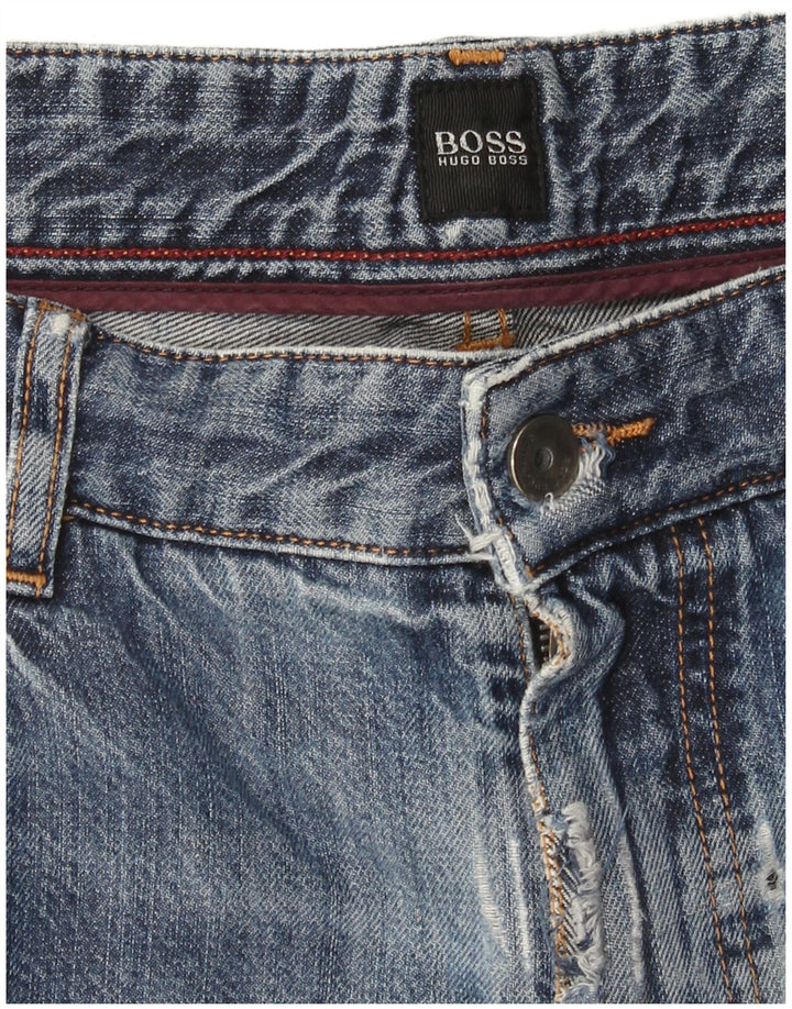 Vaqueros Hugo Boss Hombre Rectos W36 L31 Azul
