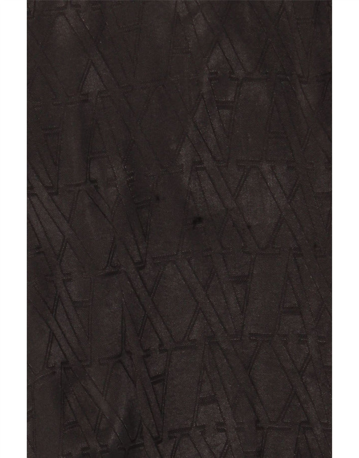 ARMANI EXCHANGE Vestido gráfico sin mangas para mujer US 6 mediano negro