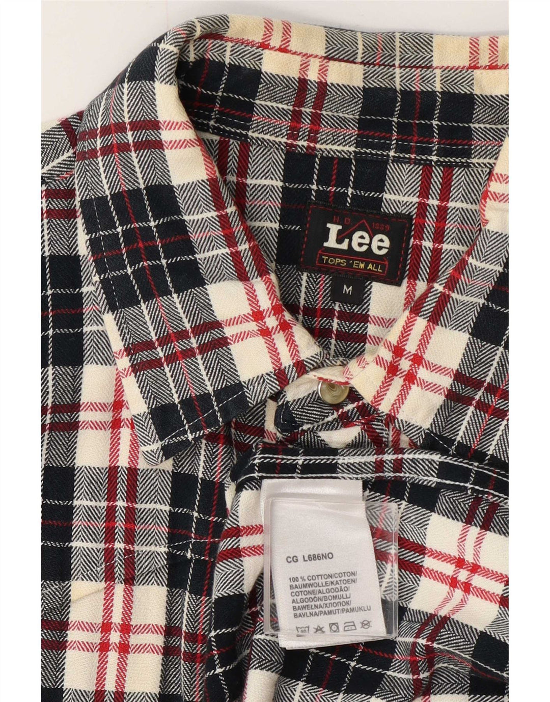 Camisa De Franela Lee Hombre