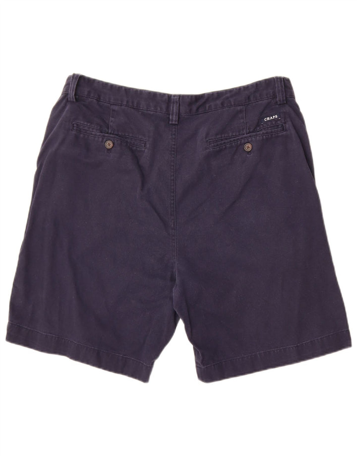 CHAPS Pantalones cortos chinos para hombre W34 Algodón azul marino grande