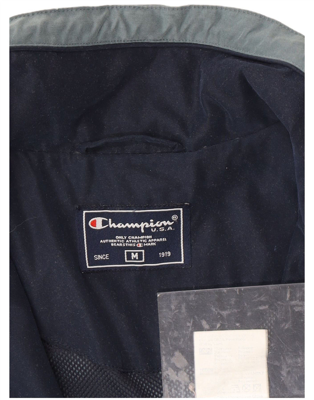 CHAMPION Chaqueta de chándal para hombre Poliéster gris medio