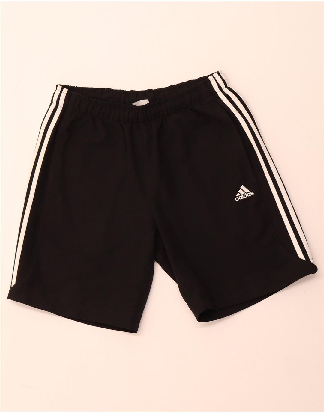 ADIDAS Pantalones cortos deportivos Climalite para hombre Poliéster negro grande