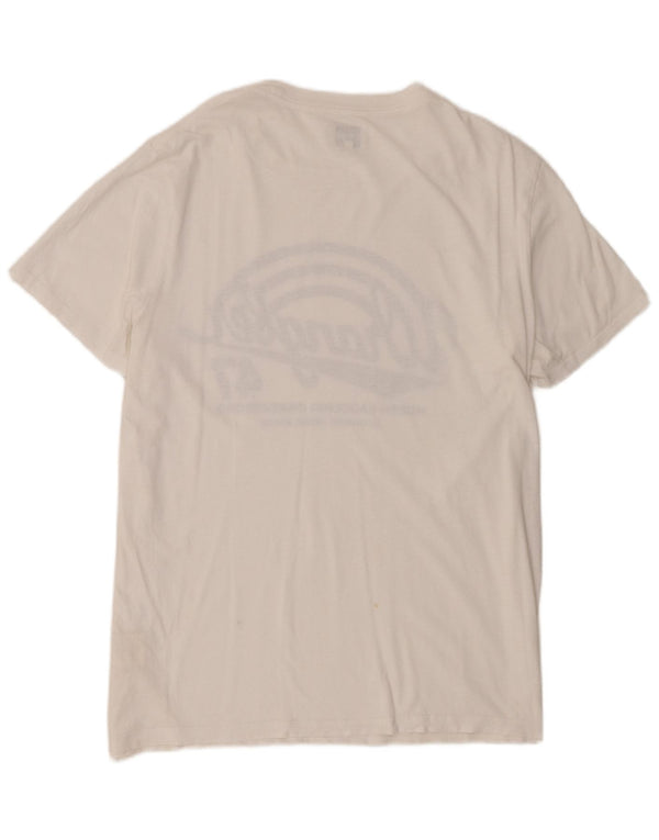 Wrangler Camiseta Gráfica Para Hombre Top Grande De Algodón Blanco