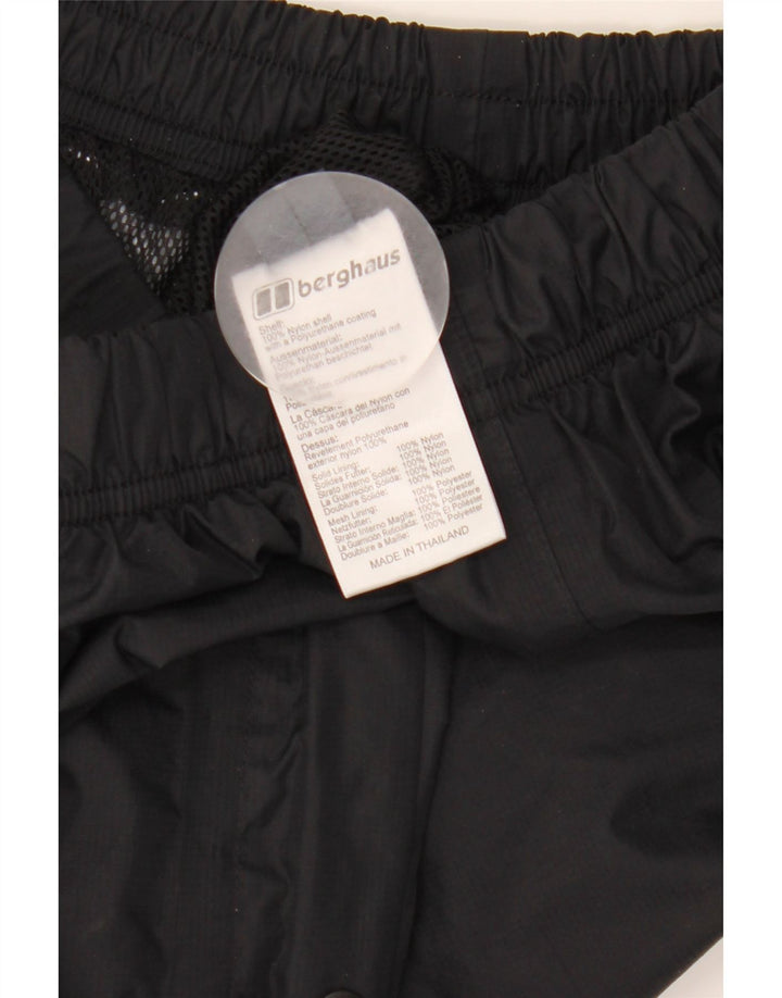 BERGHAUS Pantalones de chándal para mujer UK 42 Medium Black Nylon