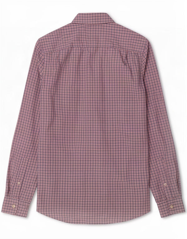Camisa para hombre Jack Wills XS Algodón a cuadros azul marino