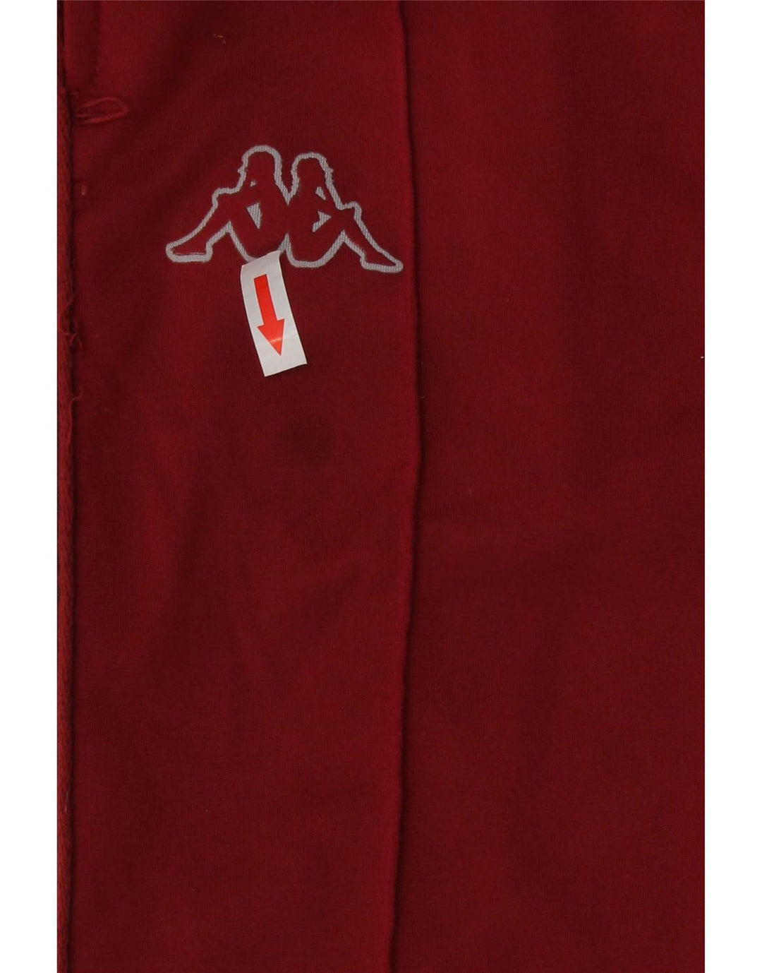 Kappa Hombre Pantalones De Chándal Gráfico Small Poliéster Burdeos