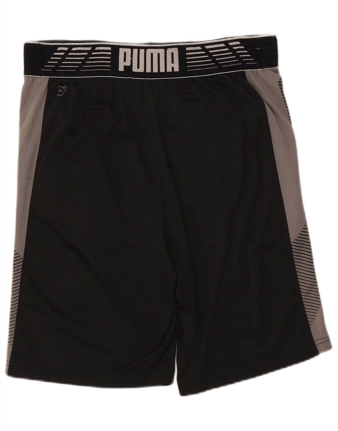 PUMA Shorts deportivos con estampado gráfico en color negro mediano para hombre