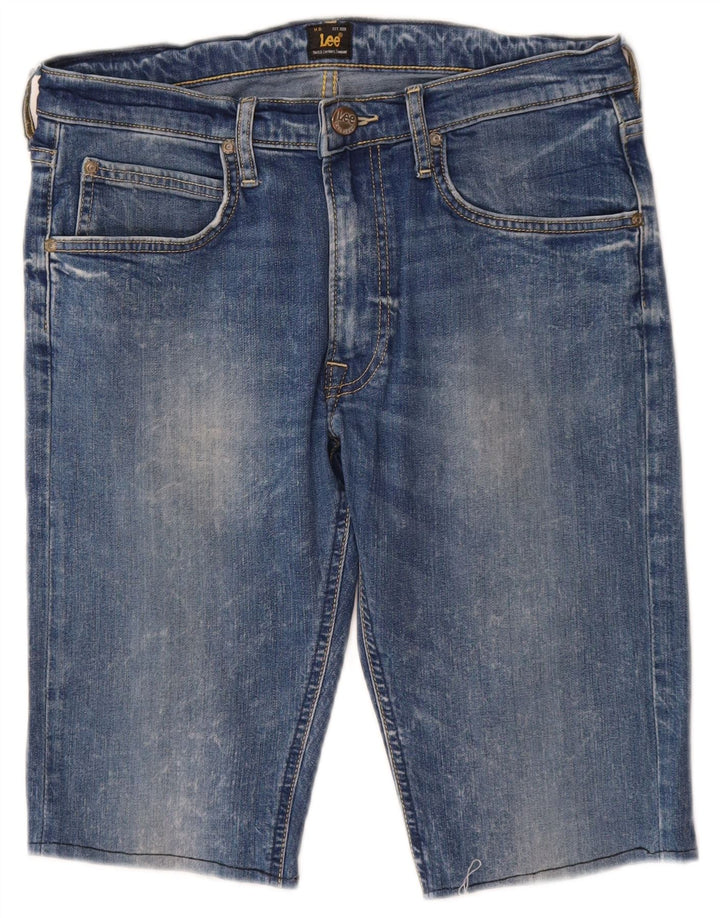 Pantalones cortos vaqueros Lee para hombre W31 de algodón azul medio