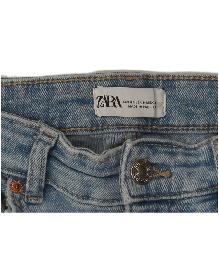 ZARA Mujer Vaqueros Skinny EU 40 Medium W30 L29 Azul