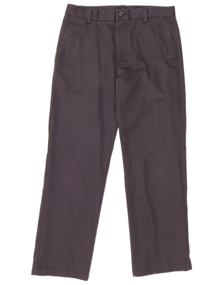 IZOD Pantalón chino slim fit para hombre W30 L30 Algodón azul marino