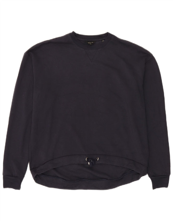 Ted Baker - Sudadera para hombre, talla 2, talla pequeña, viscosa azul marino
