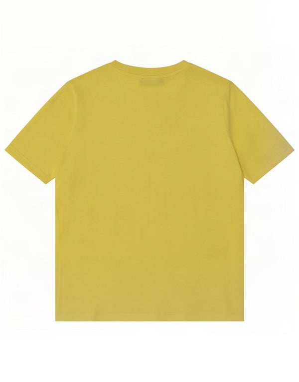 Zara Mujer Camiseta Top UK 44 Medio Amarillo
