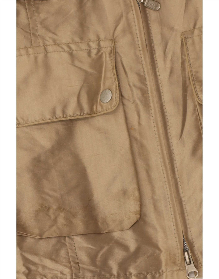 Belstaff Chaqueta utilitaria para mujer IT 42 Seda beige mediana