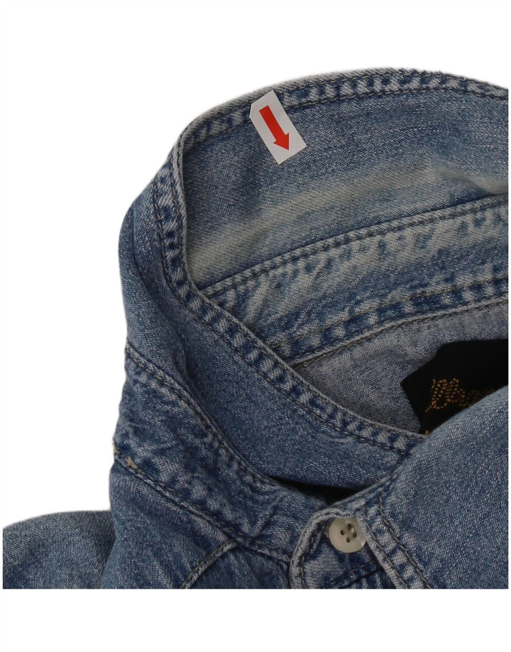 Wrangler Camisa Vaquera Hombre XL Algodón Azul