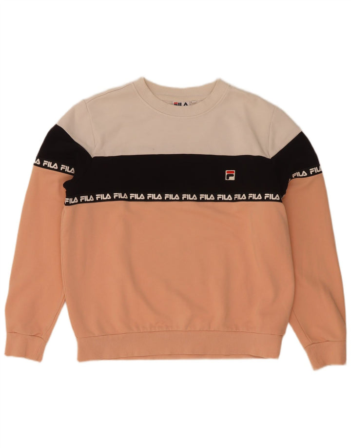 Fila - Sudadera gráfica para mujer, talla 40, talla M, multicolor