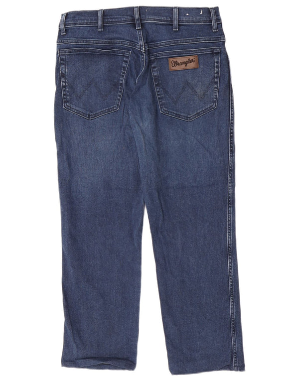 Wrangler Vaqueros ajustados Texas para hombre W32 L26 Algodón azul marino