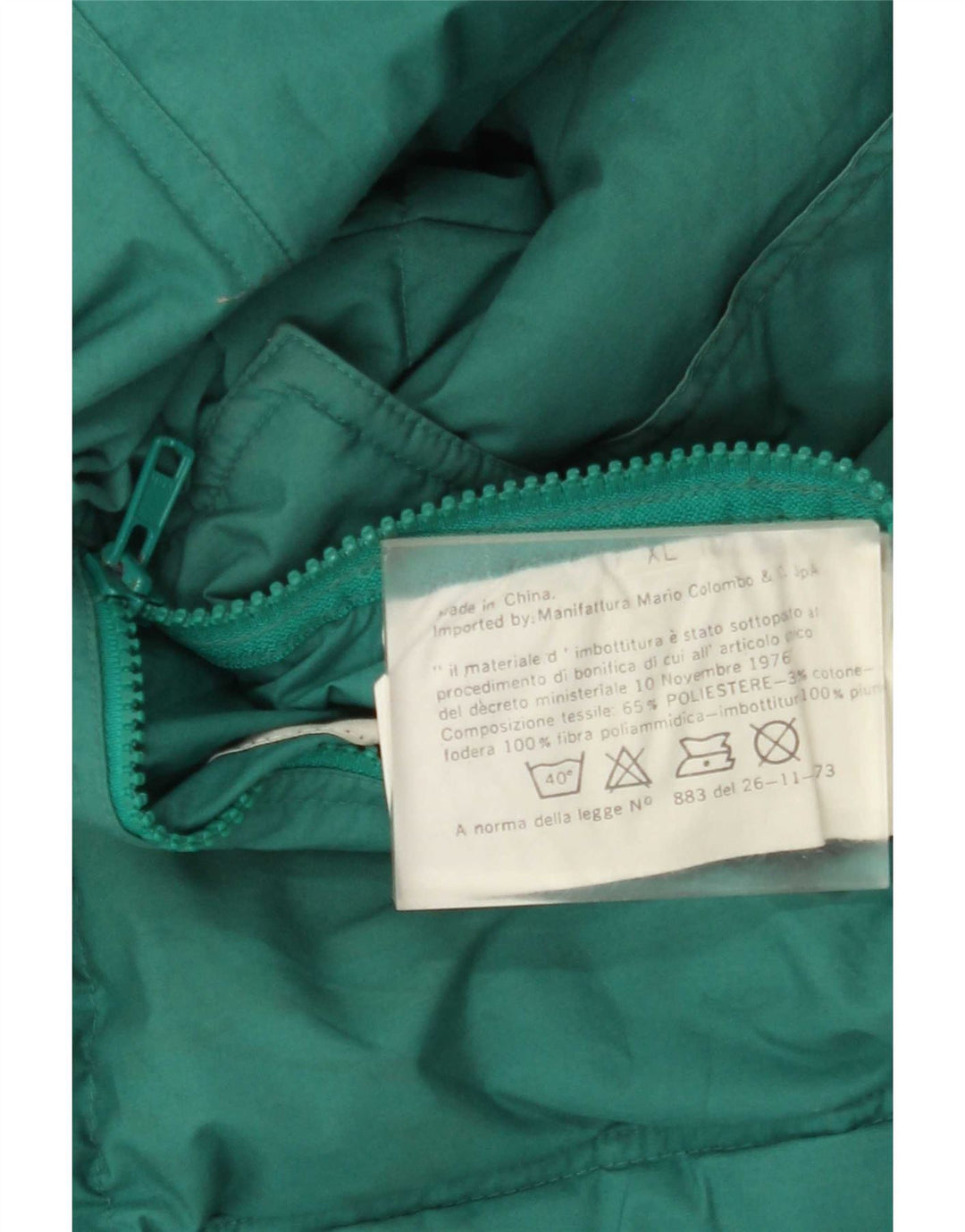 Vintage hombres reversible chaqueta acolchada Reino Unido 42 XL bloque de color multicolor