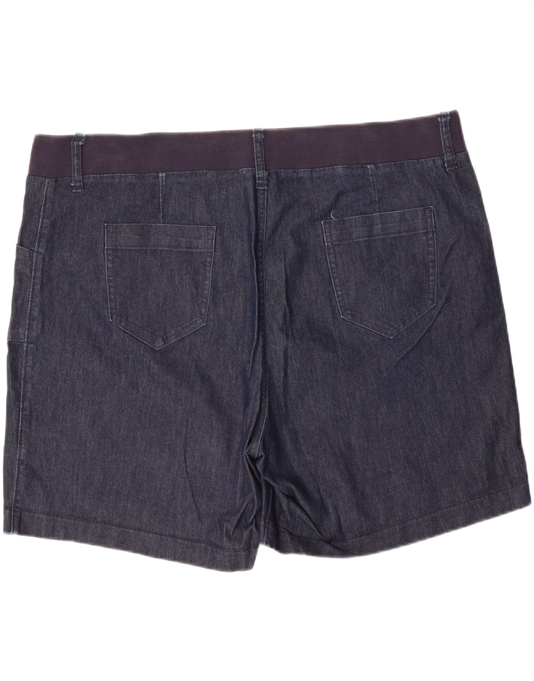 LEE Pantalones cortos de mezclilla para mujer Riders Mid Rise US 22 2XL W44 L7 Azul marino Algodón