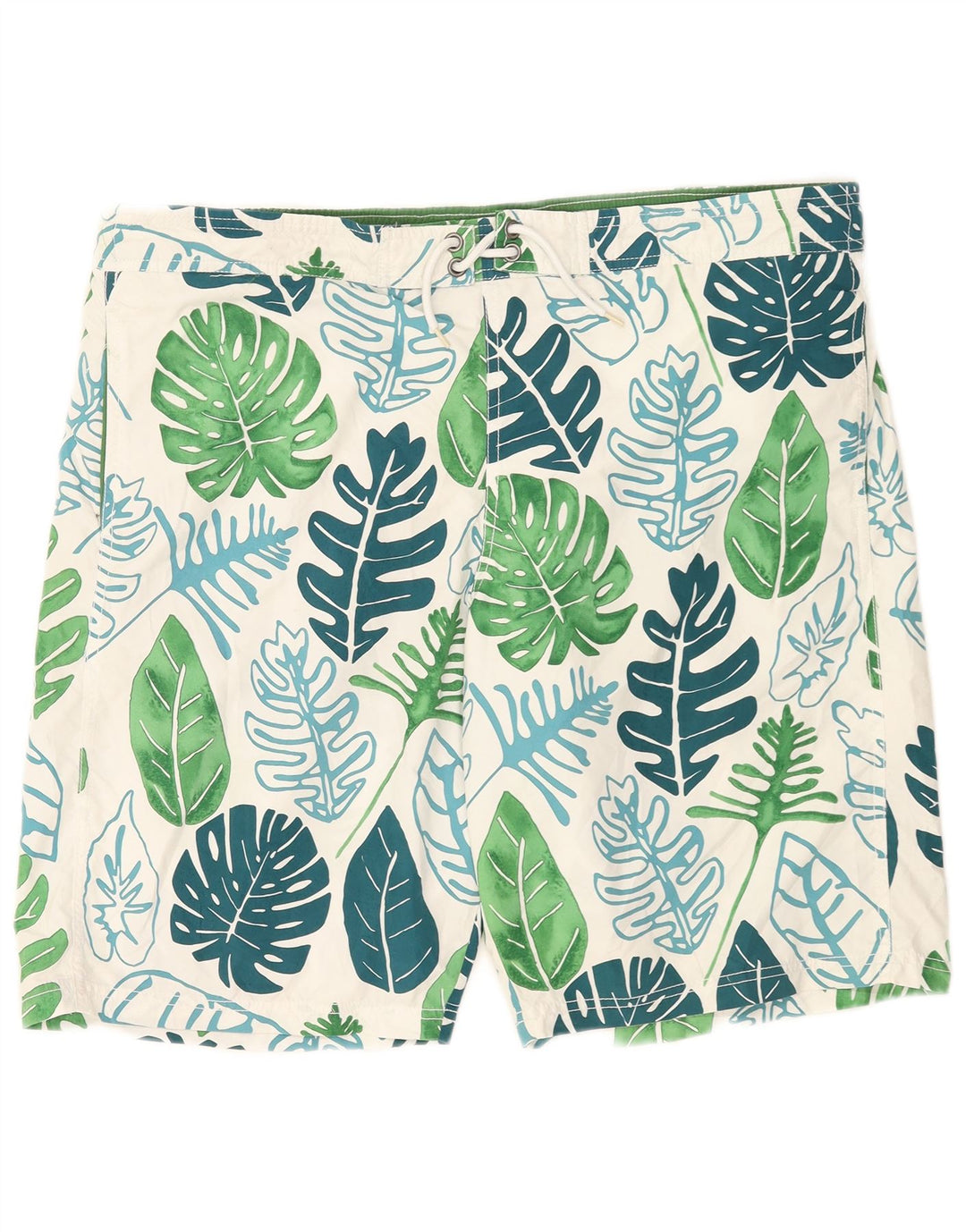 Marks & Spencer - Bañador para hombre, color azul, talla 2XL, color blanco floral
