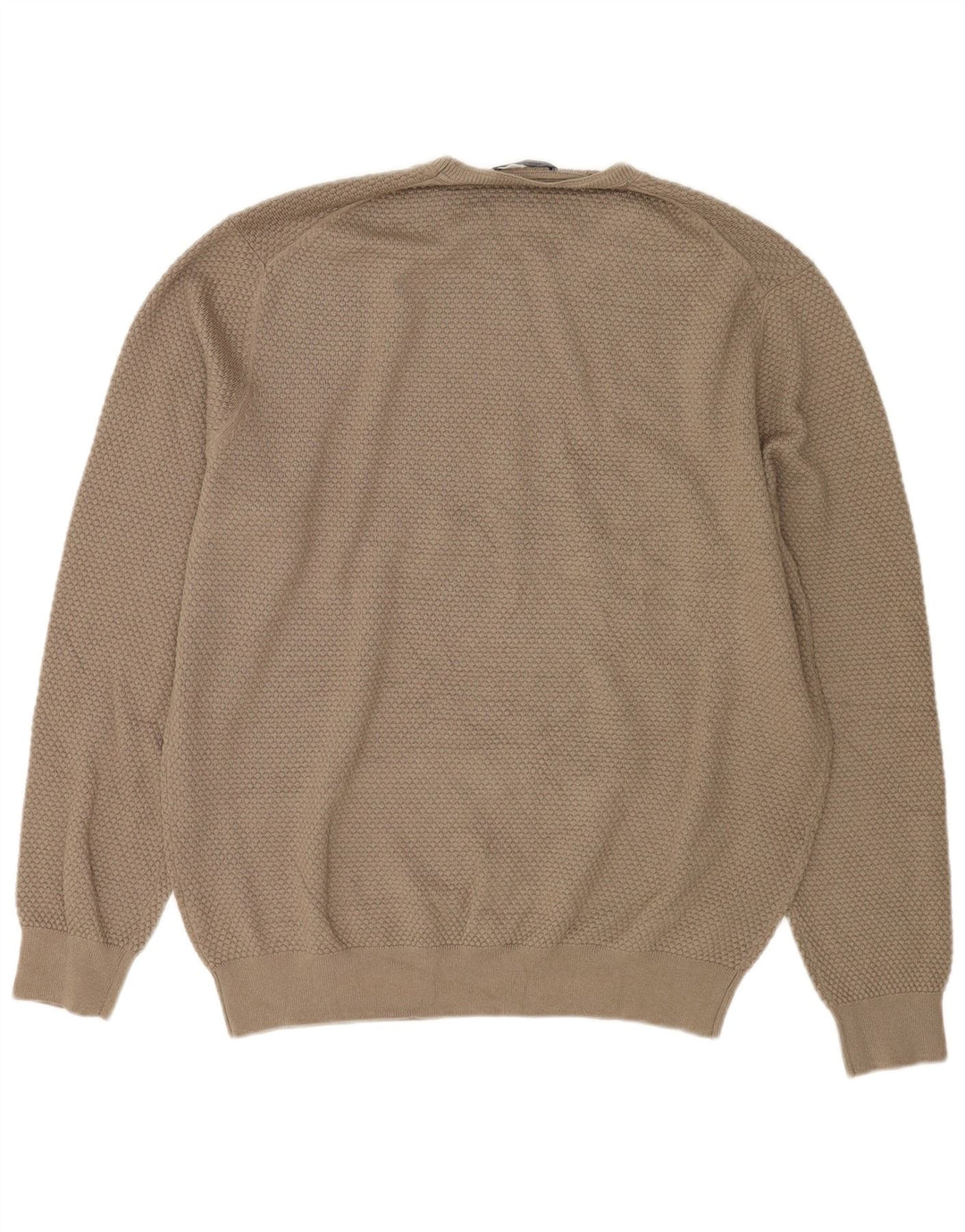 Massimo Dutti Jersey Cuello Redondo Hombre XL Beige