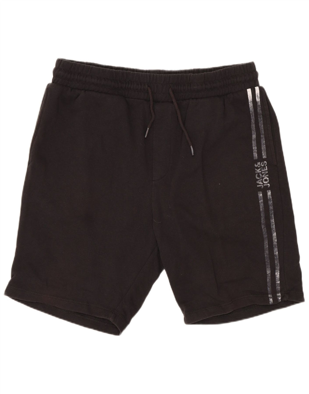 Jack & Jones Hombre Pantalones Cortos Deportivos Grande Algodón Negro