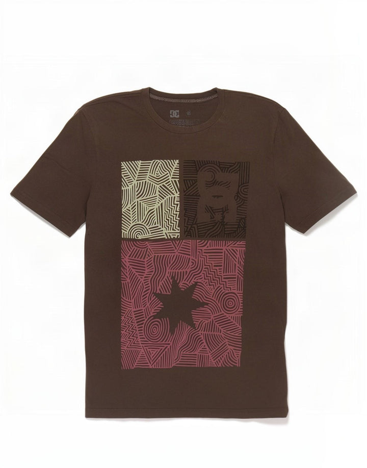 DC - Camiseta gráfica para hombre, talla grande, algodón gris