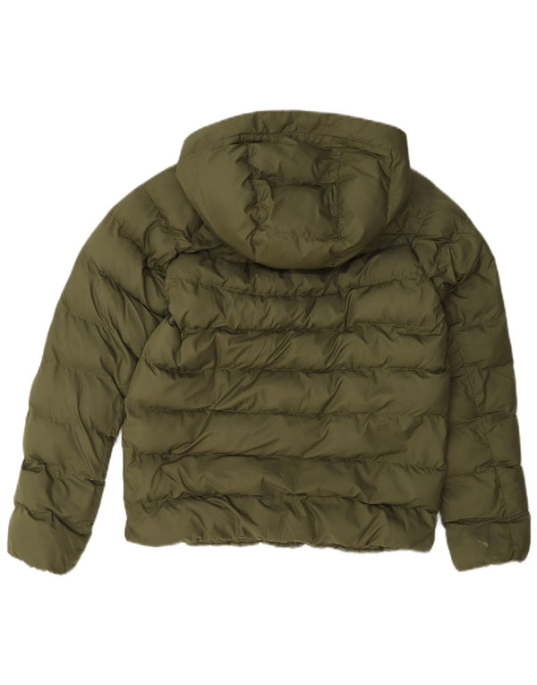 Nike Chaqueta acolchada con capucha para niños 10-11 años Mediana Caqui Poliéster